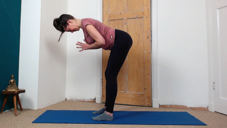 Les 10: Kracht in de gestrekte onderrug en een staande Dandasana